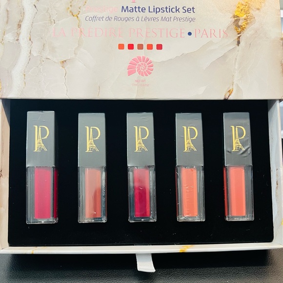 Predire Paris Lip Balm, Lip Oil, Lip Gloss Set, Matte Lipstick Set - MSRP 500 - Picture 8 of 8